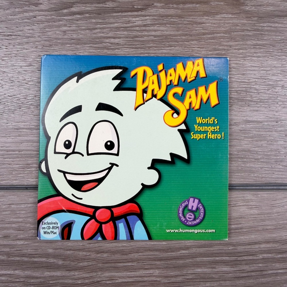 Humongous Entertainment Pajama Sam PC Mac CD-ROM Sampler Demo Disc